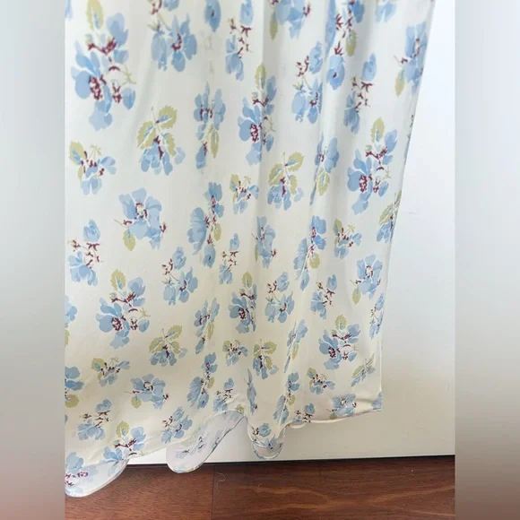 DÔEN ruffled floral-print midi dress size 2 - Picture 13 of 14